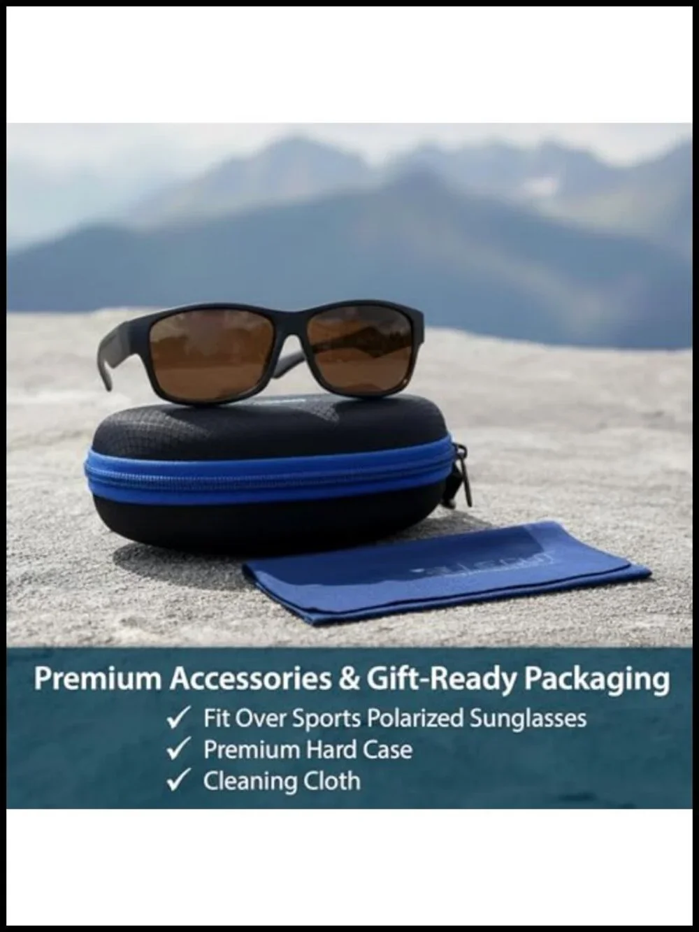 Polarized Clip-on Sunglasses Over Prescription Glasses